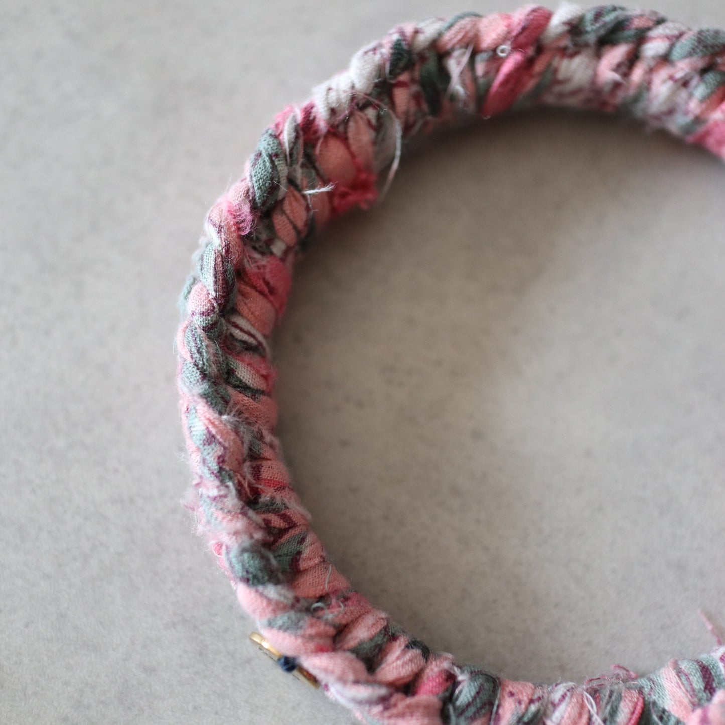 チャリティーバングル【gray & pink】送料無料