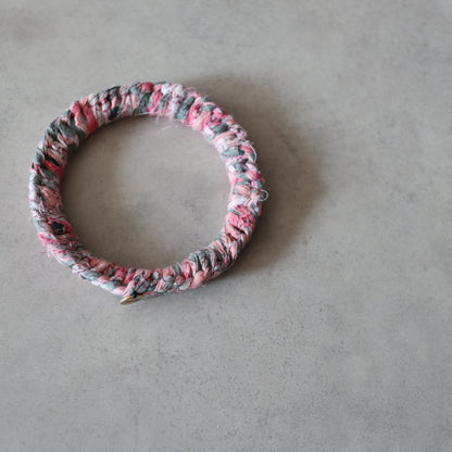 チャリティーバングル【gray & pink】送料無料