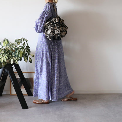 《即納》軽やかフリルの2wayキルトbag【black】