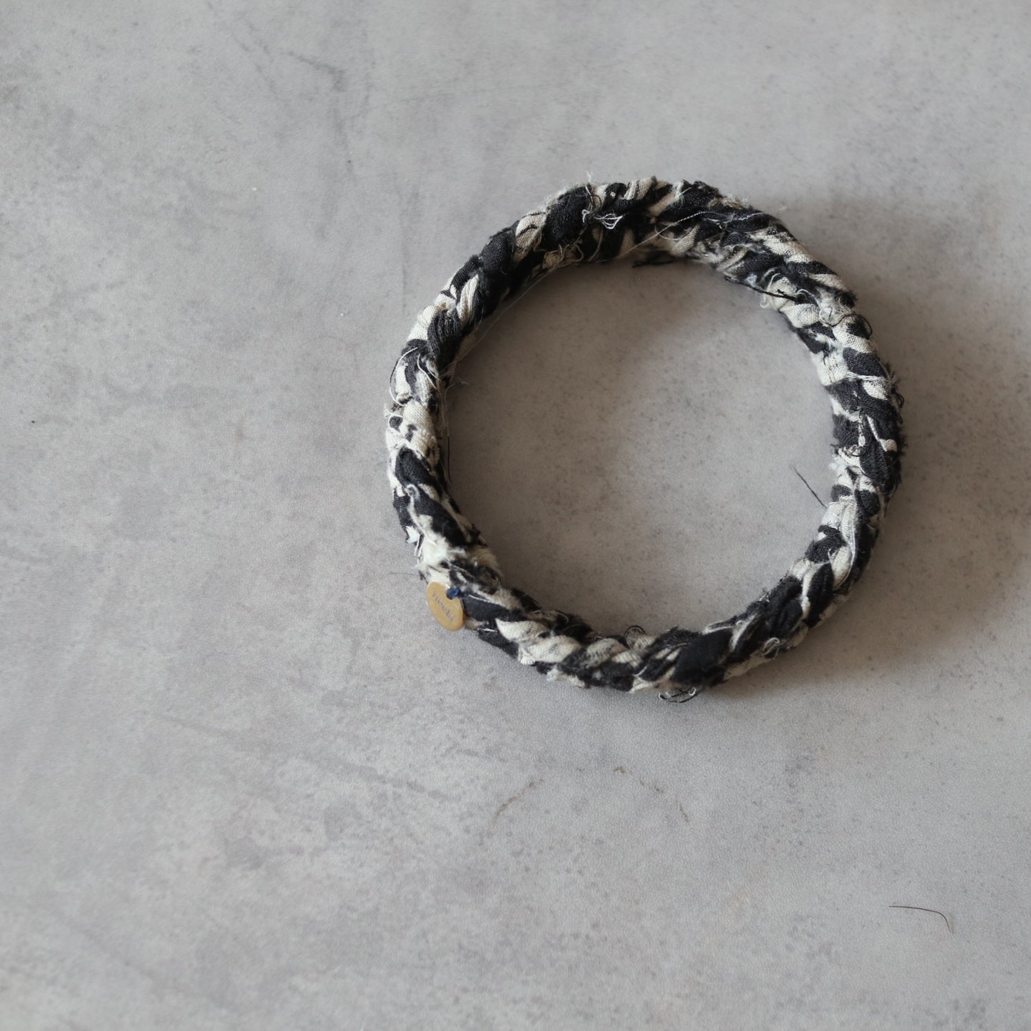 チャリティーバングル【purple & black】送料無料