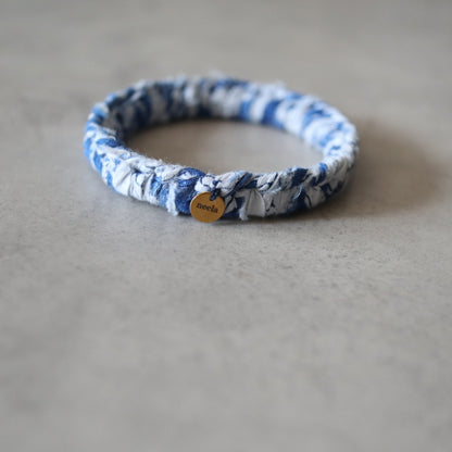 チャリティーバングル【blue & green】送料無料