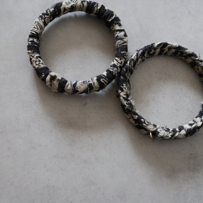 チャリティーバングル【purple & black】送料無料