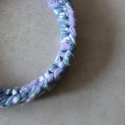 チャリティーバングル【purple & black】送料無料